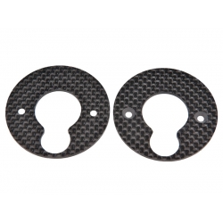 Mugen MRX5 Graphite Front Upright Set (2)