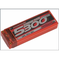 NOSRAM LiPo 5300  X-treme Race Hard Case - 28C - 7.4V