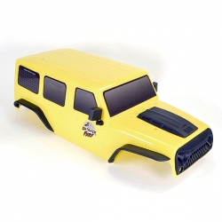 FTX OUTBACK FURY BODYSHELL PVC - YELLOW - COMPLETE SET