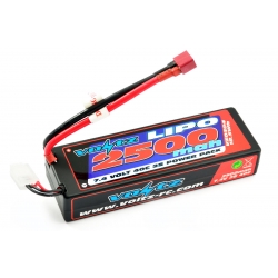 VOLTZ 2500MAH 2S 7.4V 40C HARDCASE LIPO BATTERY STICK PACK